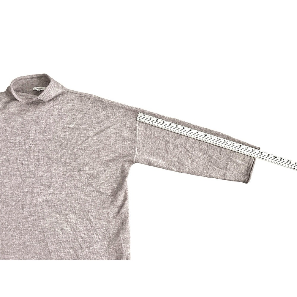 Madewell Women's Boucle Mock Neck Tunic Sweater Merino Wool Blend Size 2X NEW - Picture 7 of 14